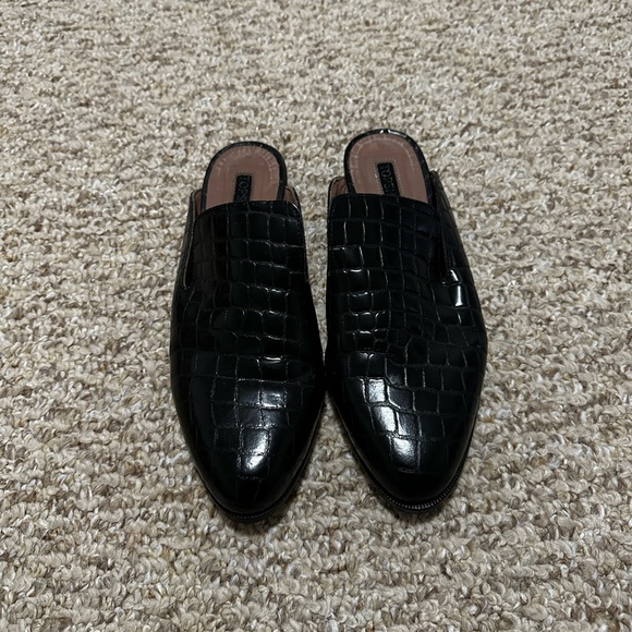 Topshop Croc Mules - Picture 2 of 2